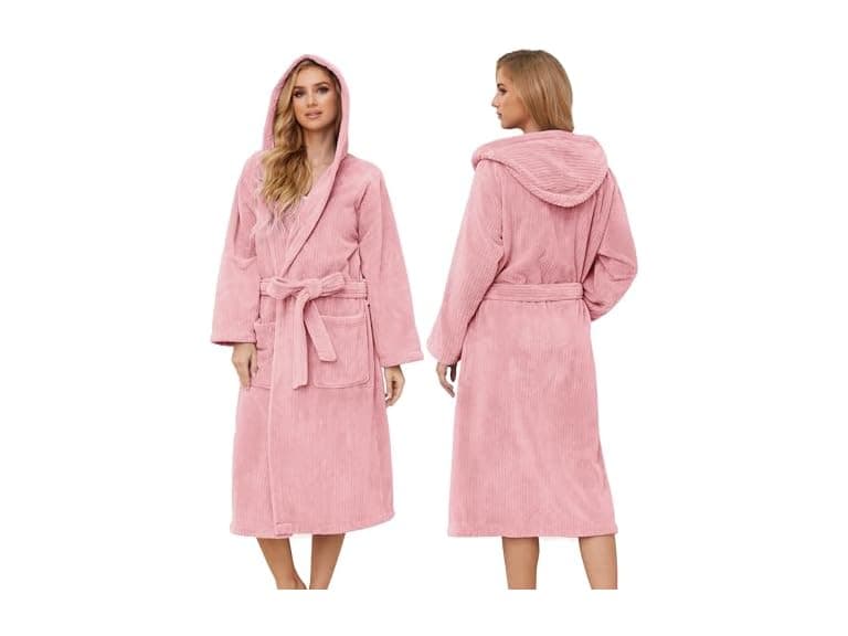 PJGGZ Hooded Bathrobe for Women