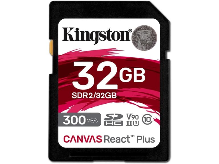Kingston Canvas React Plus 32GB SD Card