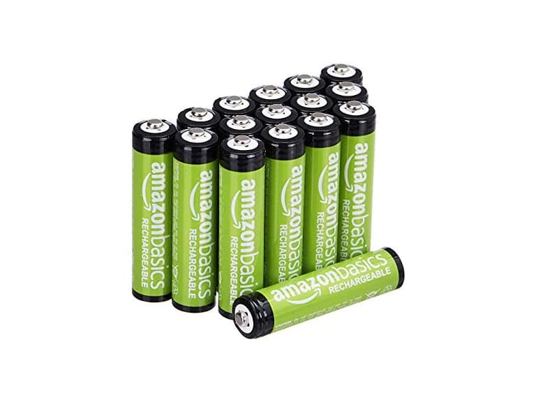Amazon Basics 16-Pack AAA Rechargeable Batteries