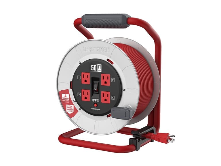 CRAFTSMAN CONTRACTOR 12AWG Cord Reel 50, 75 or 100ft