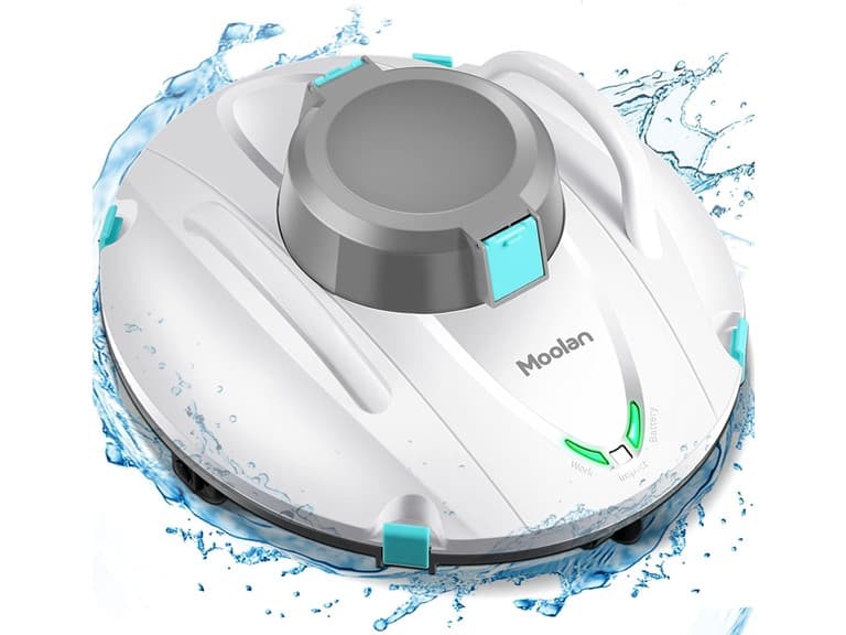 Moolan S1 Cordless Pool Vacuum Cleaner White