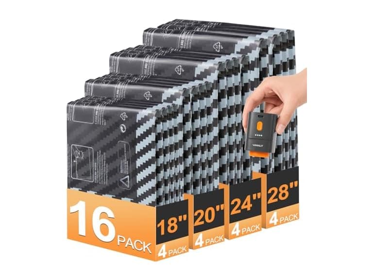 WANALIT 16pk travel vacuum storage bags