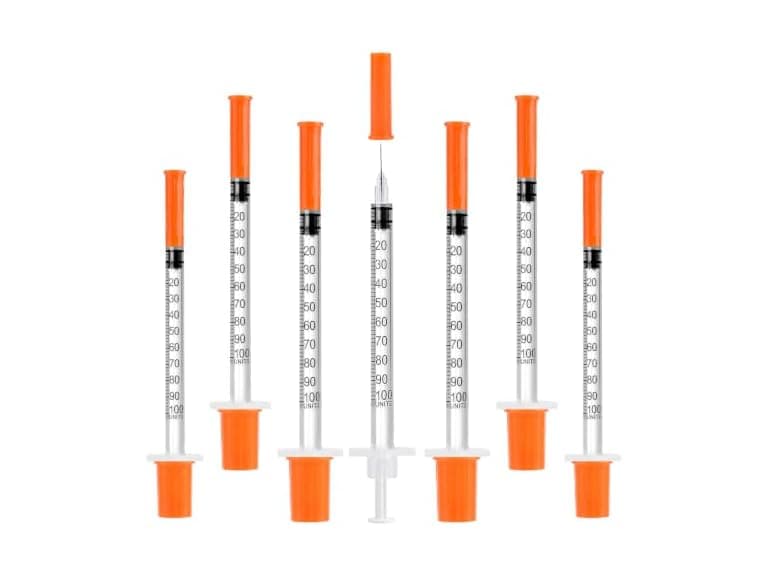 Bekullm 50 Pack U-100 1ml/cc Syringes