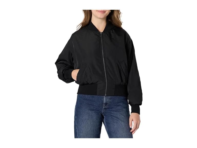 Amazon Essentials Women Relaxed-fit Bomber Jacket