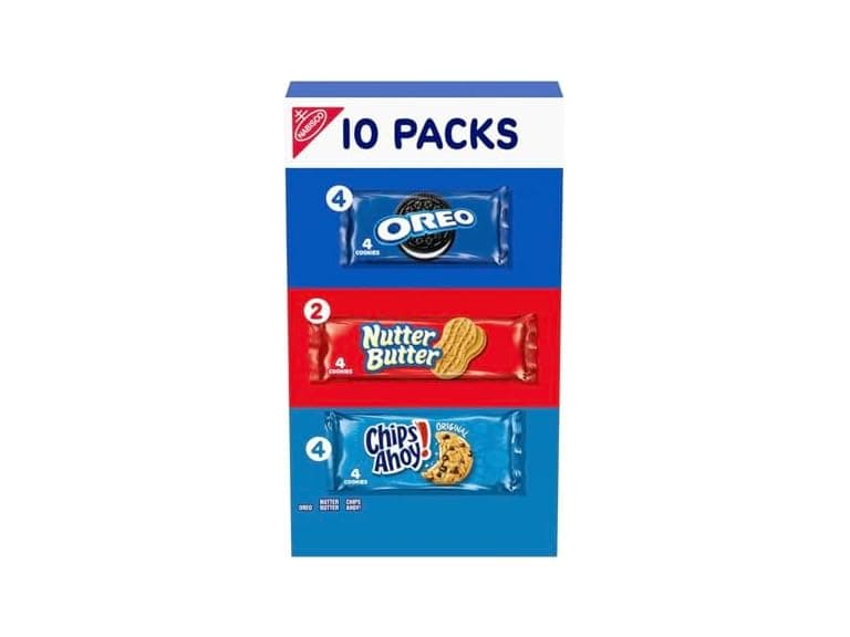 10PK Nabisco Cookie Variety Pack, OREO, Nutter Butter