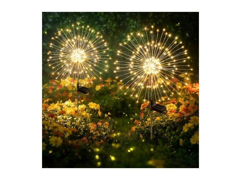 SEEWELUMI Solar Garden Outdoor Lights