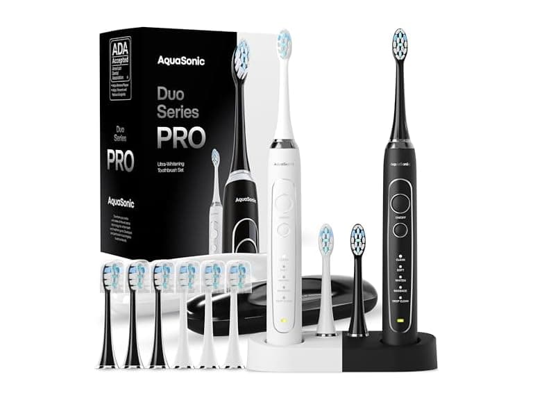 AquaSonic Duo Series Pro Toothbrush Set