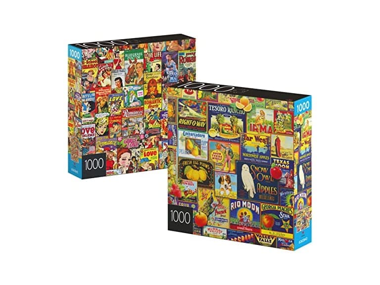 Spin Master Games 2-Pack of 1000-Piece Jigsaw Puzzles