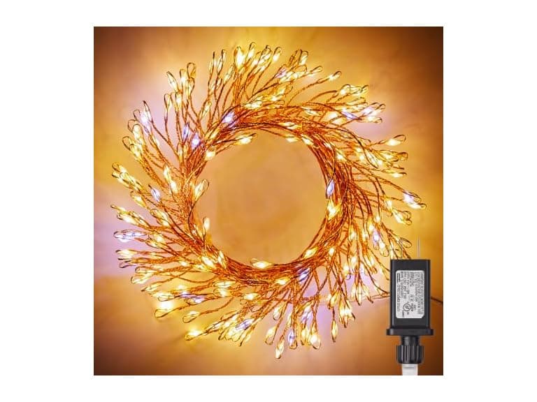 SmartDawn Fairy Lights Plug in 200-LED