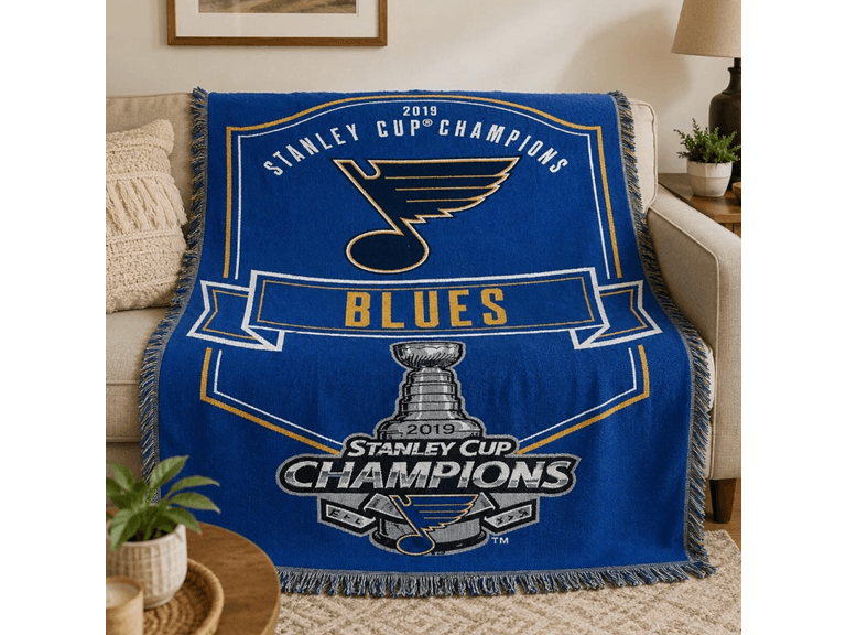 St Louis Blues 2019 Stanley Cup Blanket