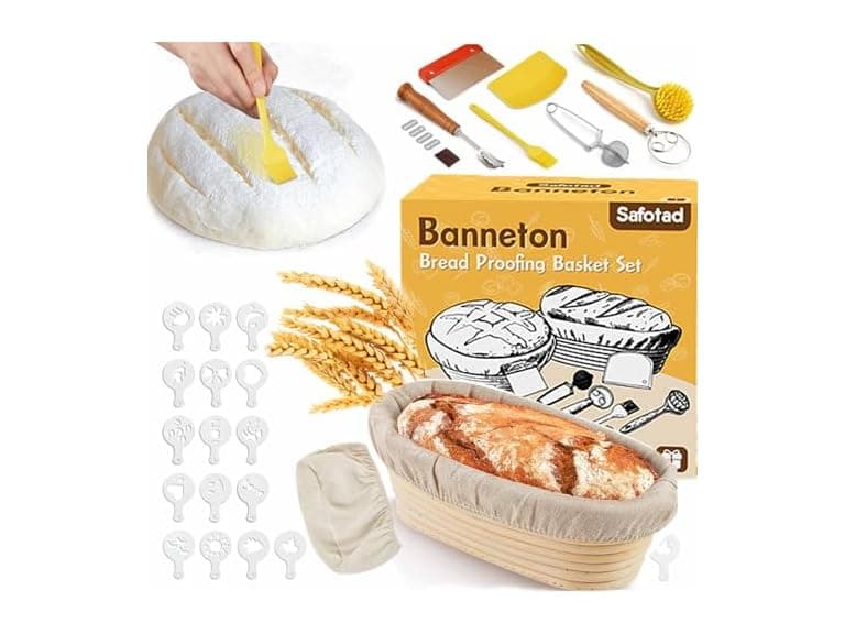 Safotad Oval Banneton Bread Proofing Basket