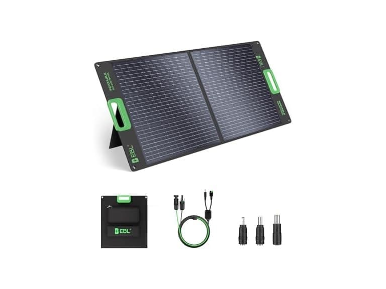 EBL 100W Portable Solar Panel