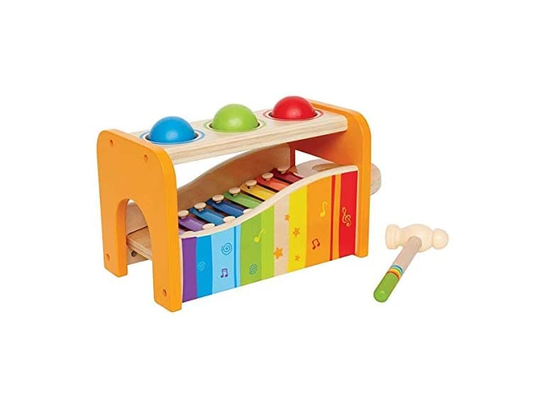 Hape Pound & Tap Bench with Slide Out Xylophone
