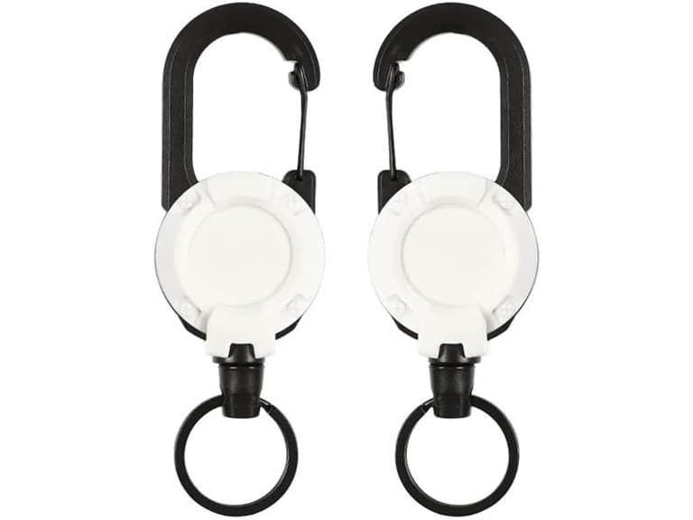 (4 Pack) Automatic Retractable Tactical Keychain
