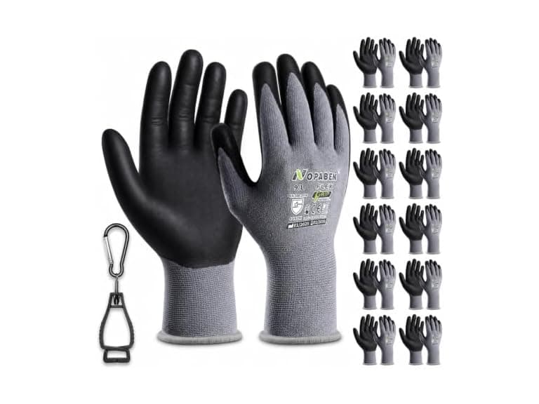 Nopaben Safety Work Gloves 12 Pairs