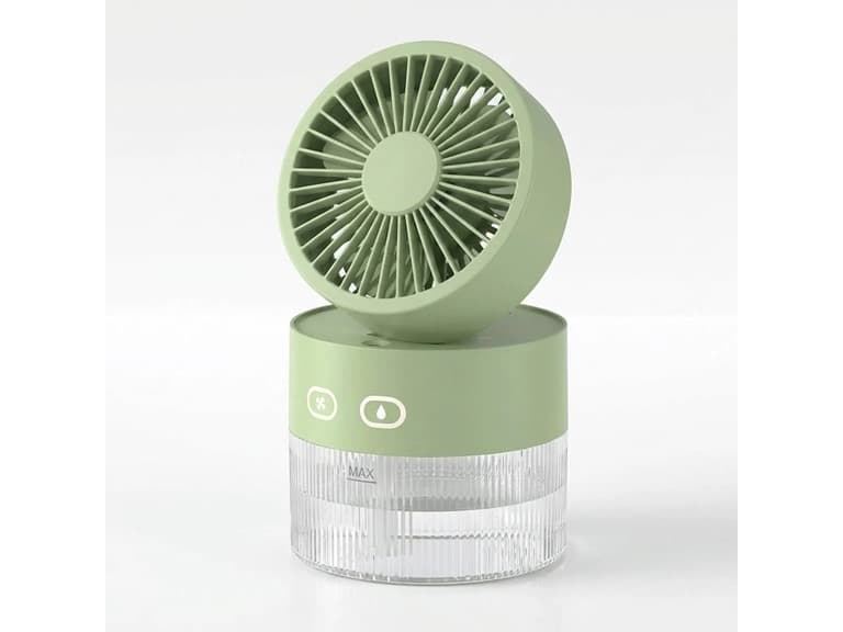 Mist Cooling Fan Compact Desktop Fan