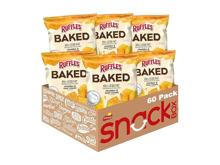 Baked Ruffles Cheddar and Sour Cream Pack of 60