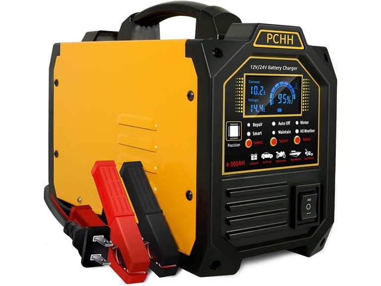 12V 24V Heavy Duty Car Battery Charger