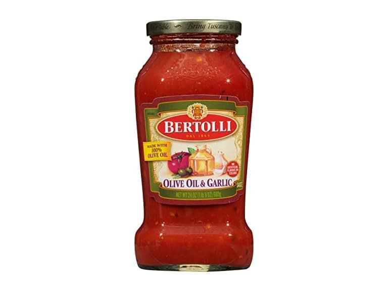 Bertolli Pasta Sauce, Olive Oil Garlic, 24 oz