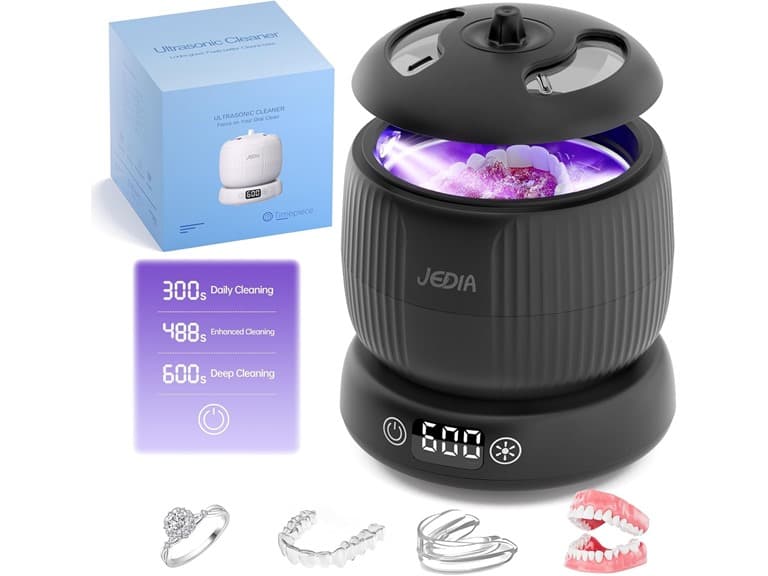 Ultrasonic Retainer Cleaner 45kHz 4-Mode
