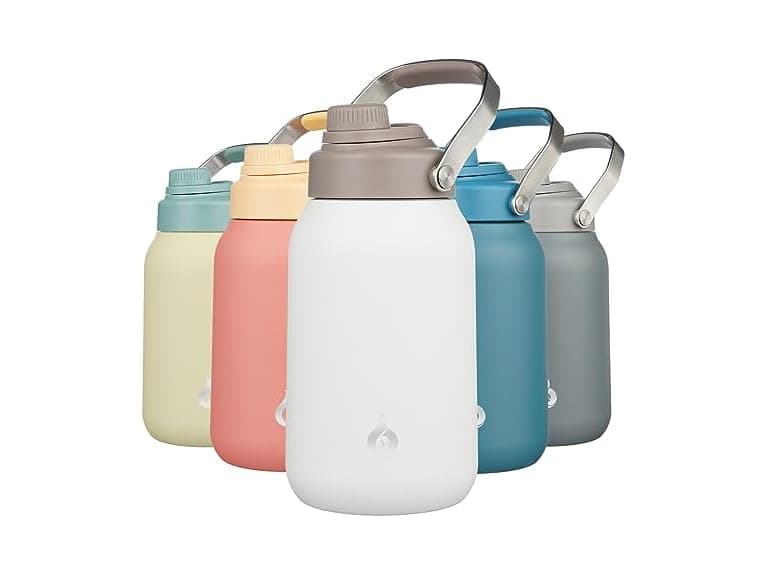 BJPKPK Half Gallon Insulated Water Bottles, 64oz