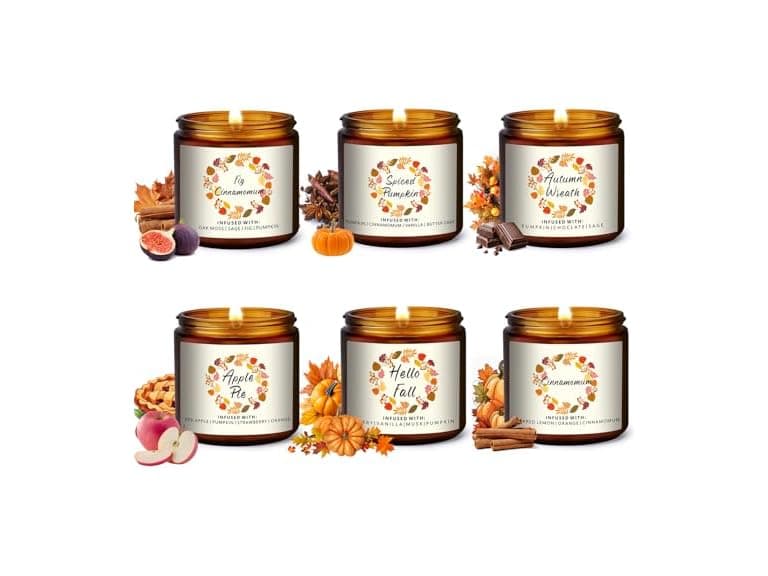 keliperry Fall Scented Candles Set