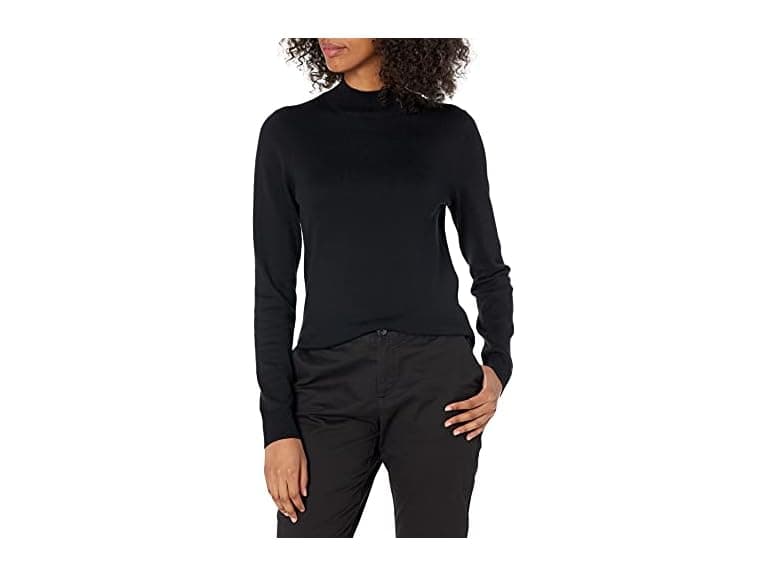 Amazon Essentials Women Lightweight Mock Sweater