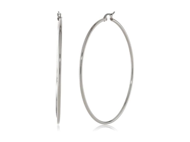 Amazon Essentials Women 61mm Stainless Earrings