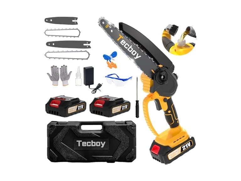 Tecboy Mini Electric Chainsaw Cordless