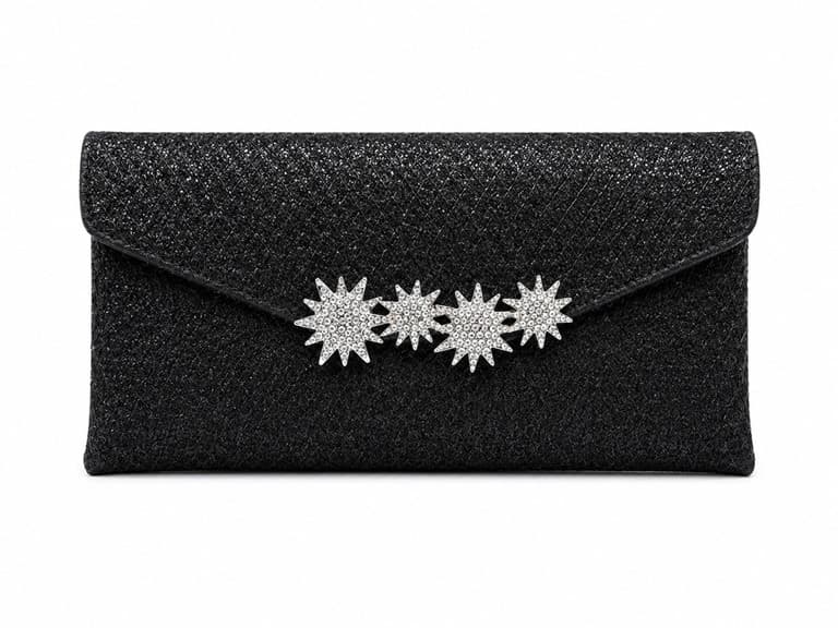 Stuart Weitzman Danika Crystal Stars Clutch
