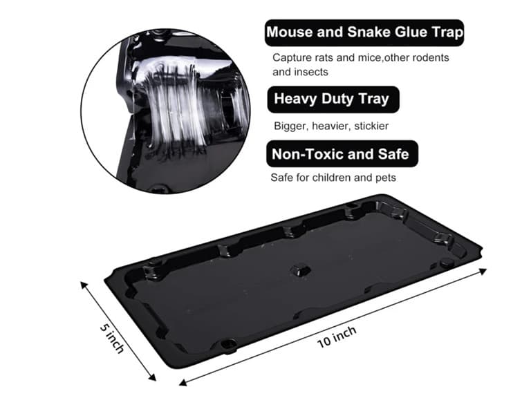 Hakol 10PK Large Glue Traps  Rats, Mice, Snakes & Crawling Insects