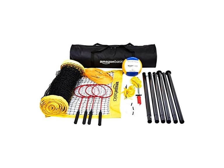 Amazon Basics Portable Outdoor Sport Combo Set