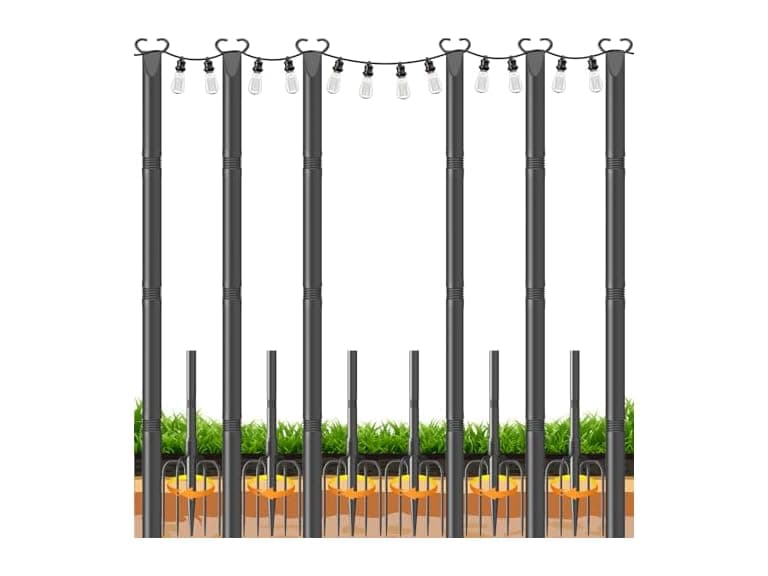 JYTOBN 10FT String Light Poles