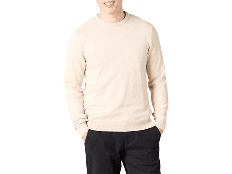 Amazon Essentials Men Cable Knit Crewneck