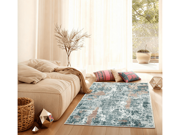 Kathy Ireland Soft Brushed Flannel Washable Area Rug