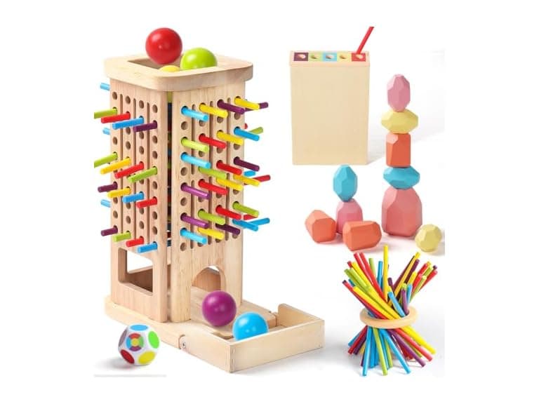 zeewoo Montessori Wooden Board Game