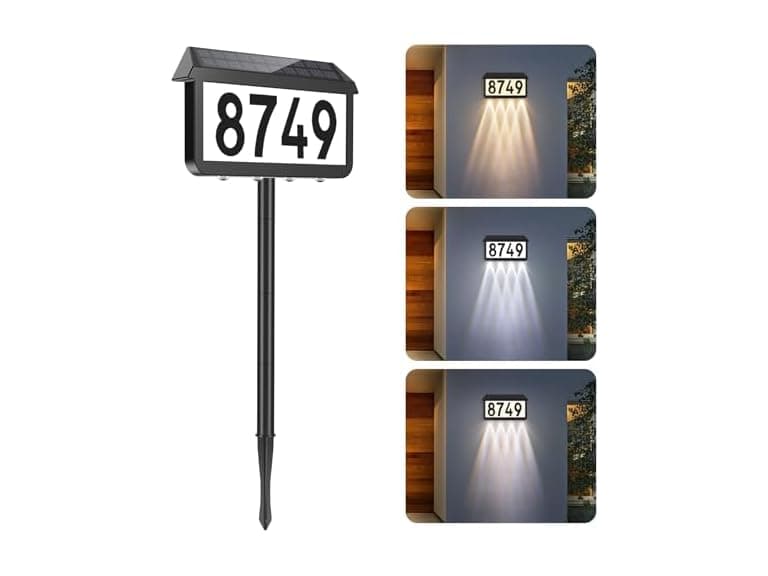 Brightever Illuminated Solar Address Sign