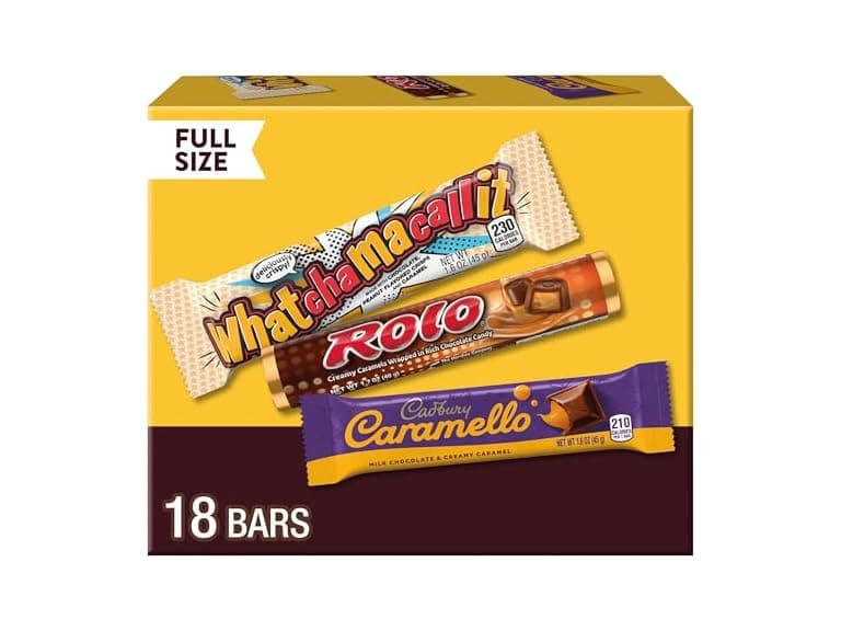Hershey Assorted Caramel Candy Box 18pc