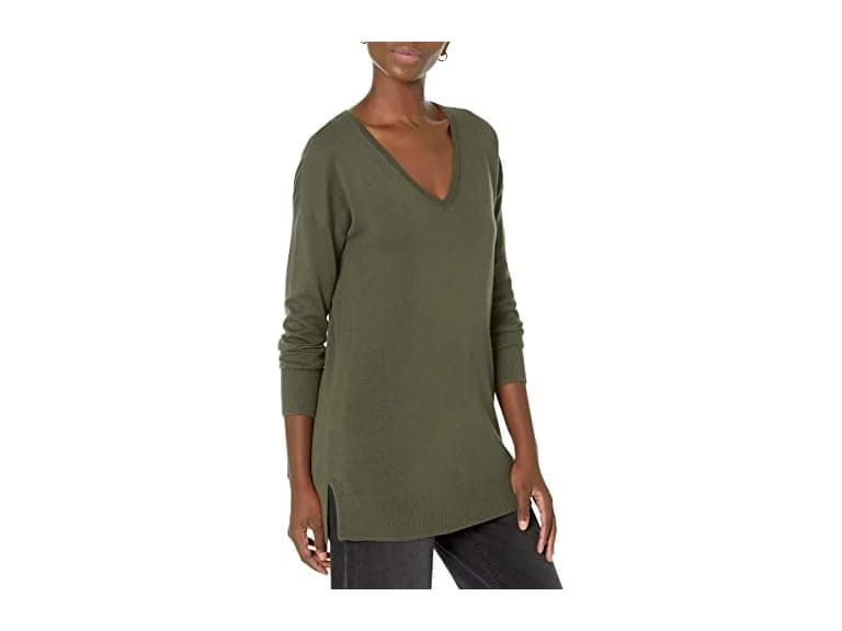 Amazon Essentials Women Lightweight V-neck Sweater