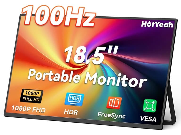 HotYeah 18.5" 1080P 100Hz Laptop Monitor