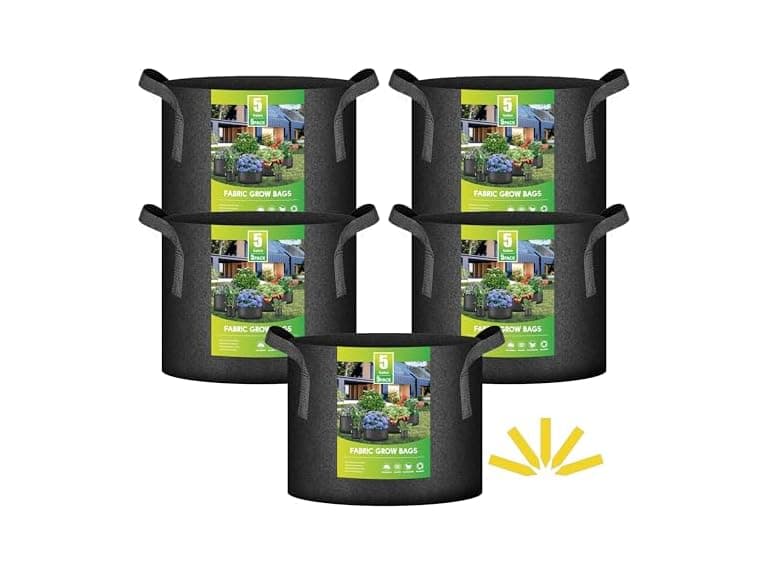 iPower 5Gal Grow Bags 5pk