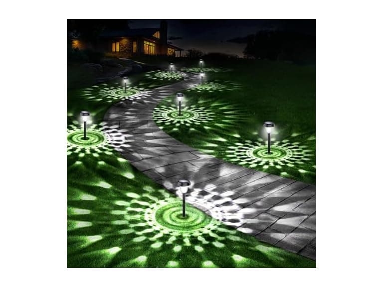 AUVERI LIFE Outdoor Bright Solar Pathway Lights