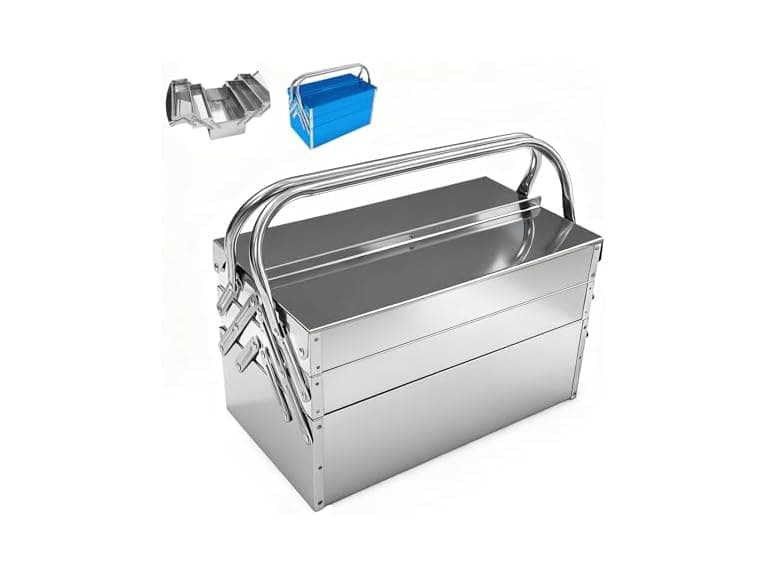 3-Tier 5 Tray Metal Cantilever Tool Box