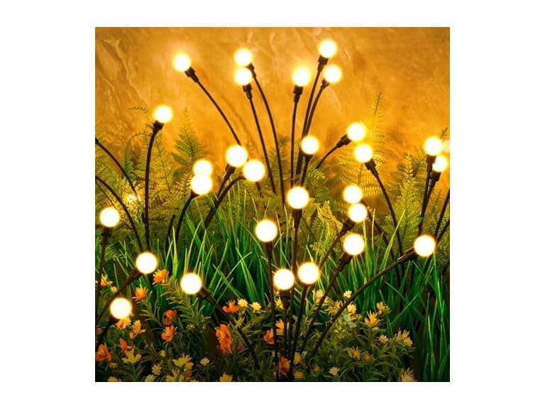 (4 Pack) ASMAD Solar Garden Lights