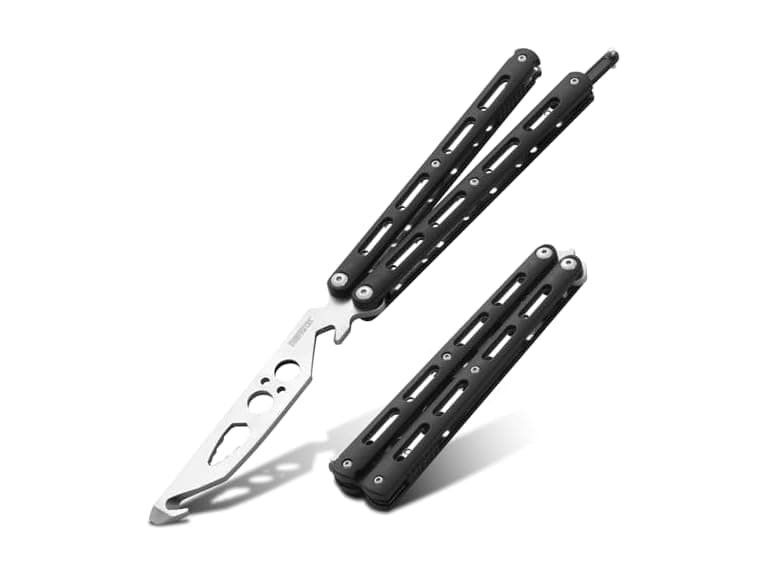 Dispatch Practice Butterfly Knife Black