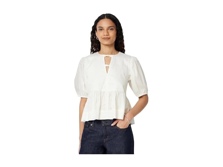 Amazon Essentials Women Cotton Sateen Blouse