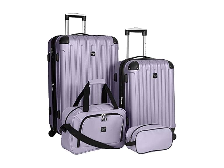 Travelers Club Midtown Hardside 4-Piece Luggage Travel Set (Open Box) (New; Open Box)