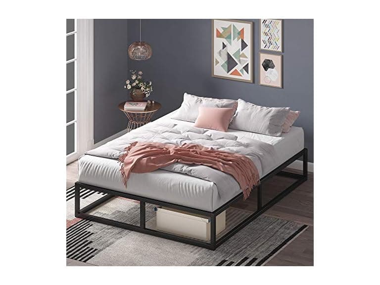 Zinus Joseph Metal Bed Frame Queen Black