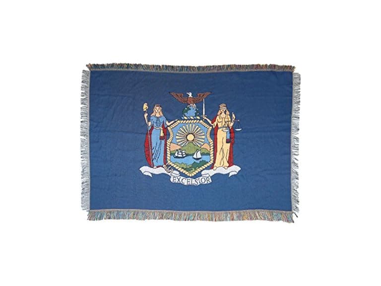 State Flag Woven Tapestry Throw Blanket