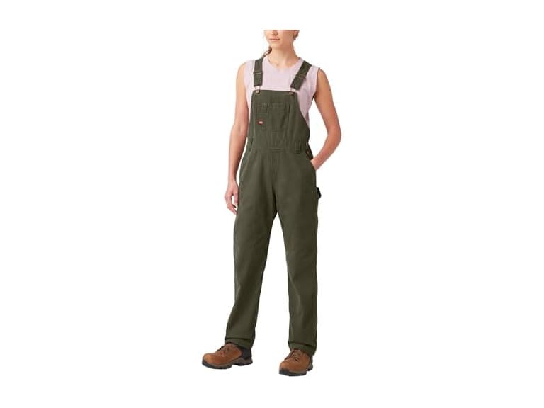 Dickies Women Relaxed Bib Overalls (XS)